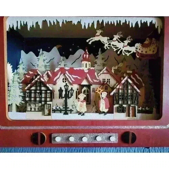 Retro-Holiday Winter Village LED Decoration - Picture 2 of 6